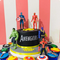 Tracy Avengers Custom Cake