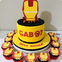 Ironman Avengers Custom Cake