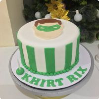 Khirts' Green Lantern Avengers Custom Cake