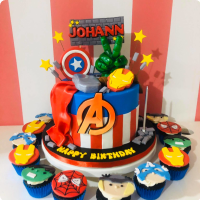 Johann Avengers Custom Cake