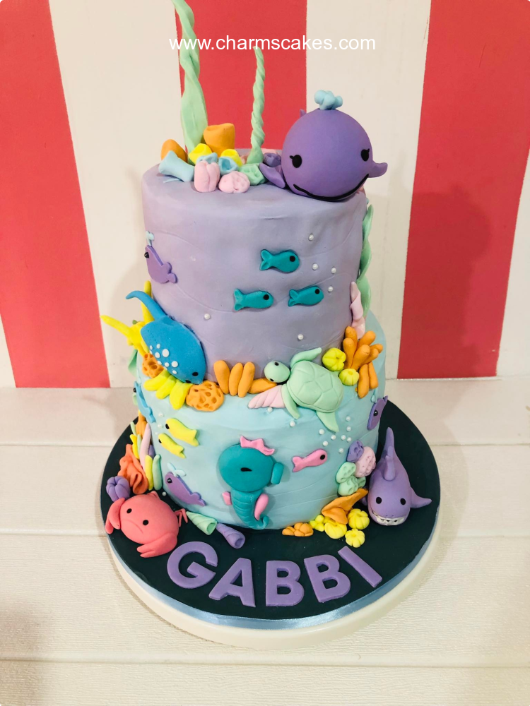 Gabbi's Baby Shark Custom Cake