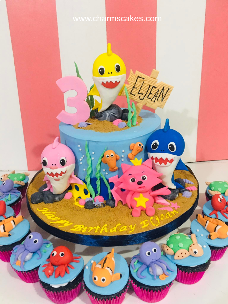 Eljean's Baby Shark Custom Cake