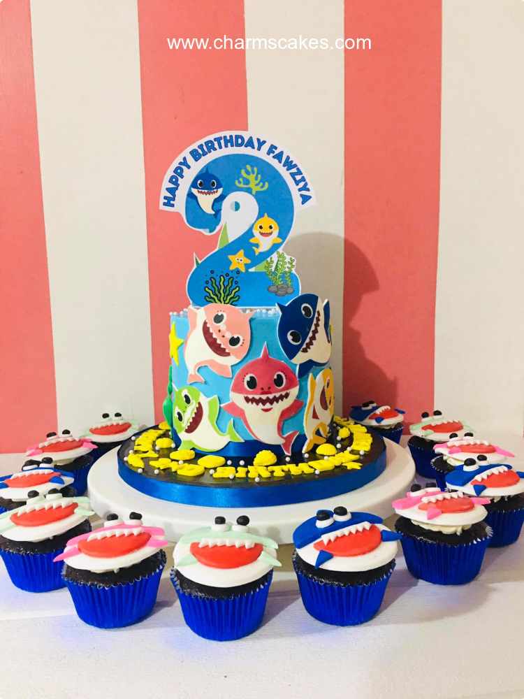 Fawziya Baby Shark Custom Cake