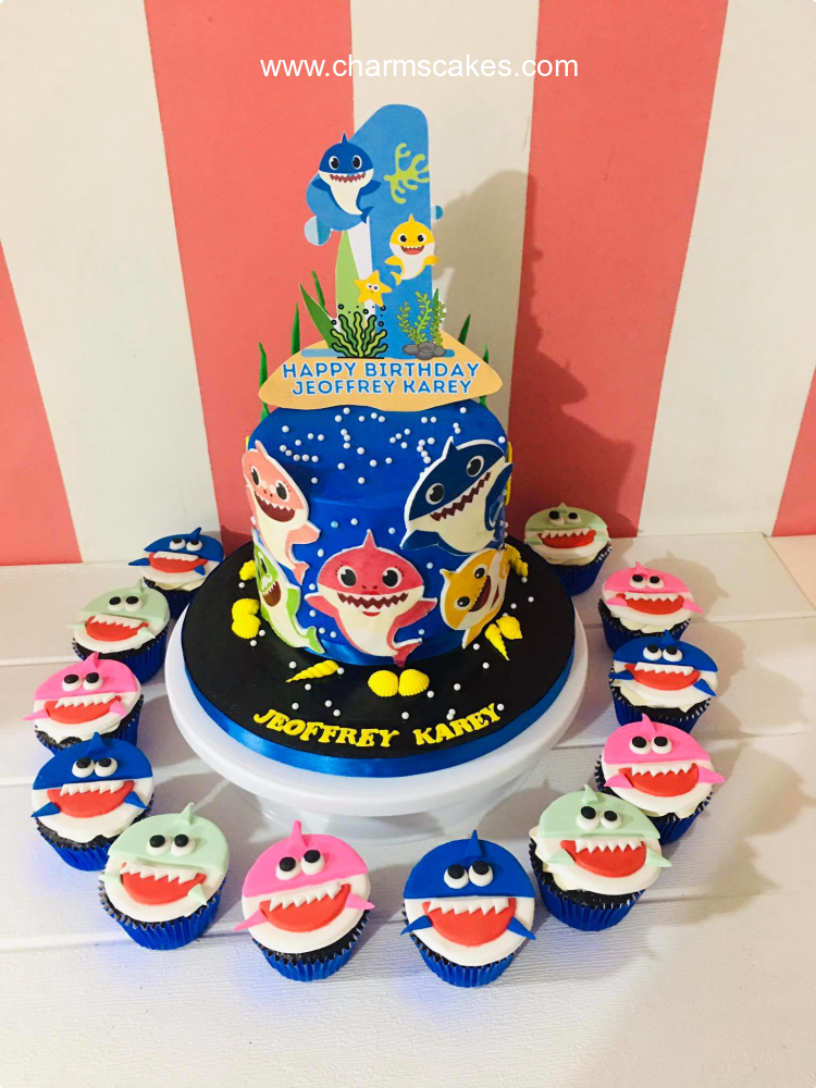 Jeoffrey Baby Shark Custom Cake