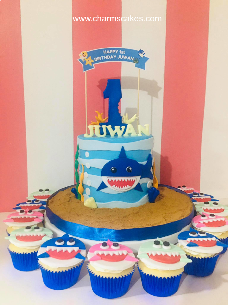 Juwan Baby Shark Custom Cake