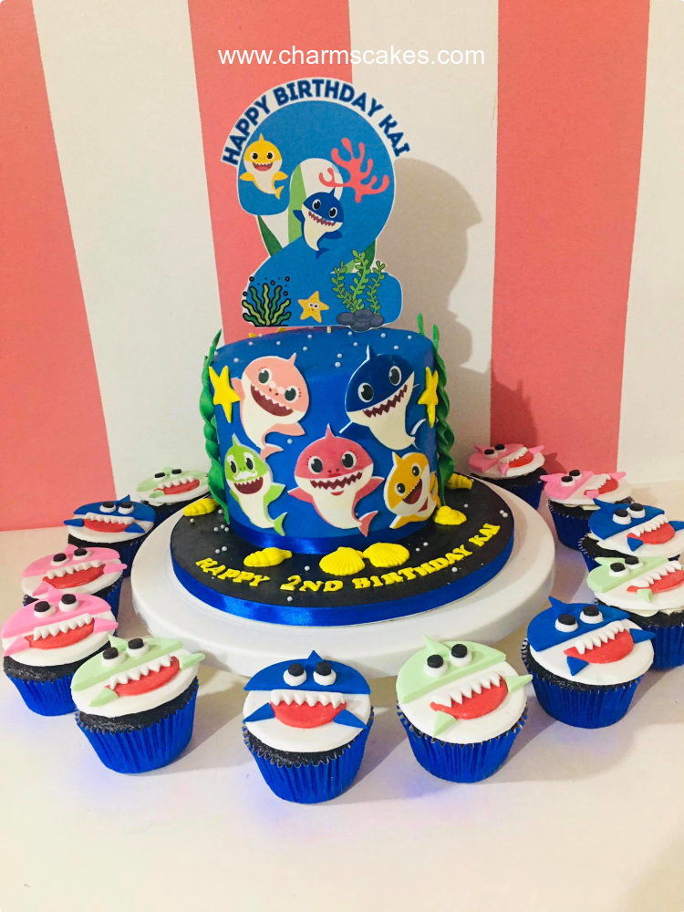 Kai Baby Shark Custom Cake