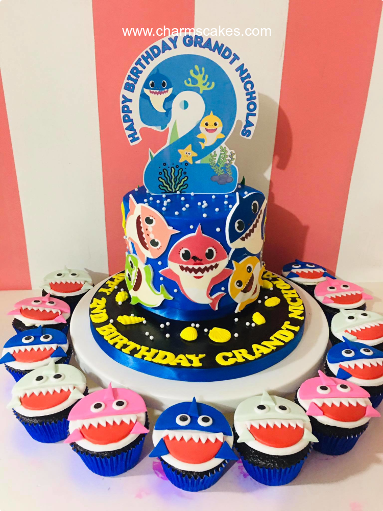 Nicholas Baby Shark Custom Cake