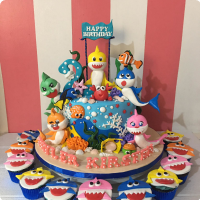 Kirsten Baby Shark Custom Cake