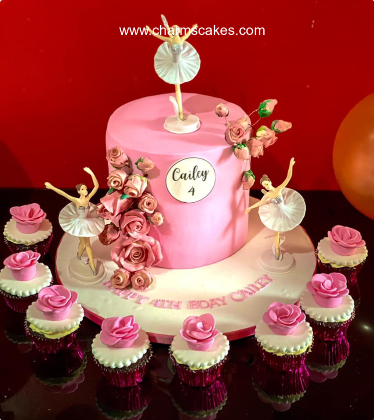 Caley Ballerina Custom Cake