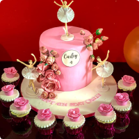 Caley Ballerina Custom Cake