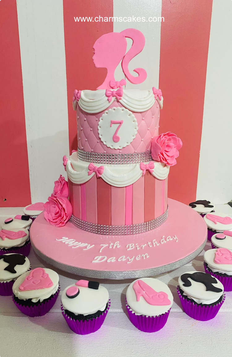 BARBIE Theme Cake🎂 Happy 5th Birthday... - SweetforeverbyBhet | Facebook