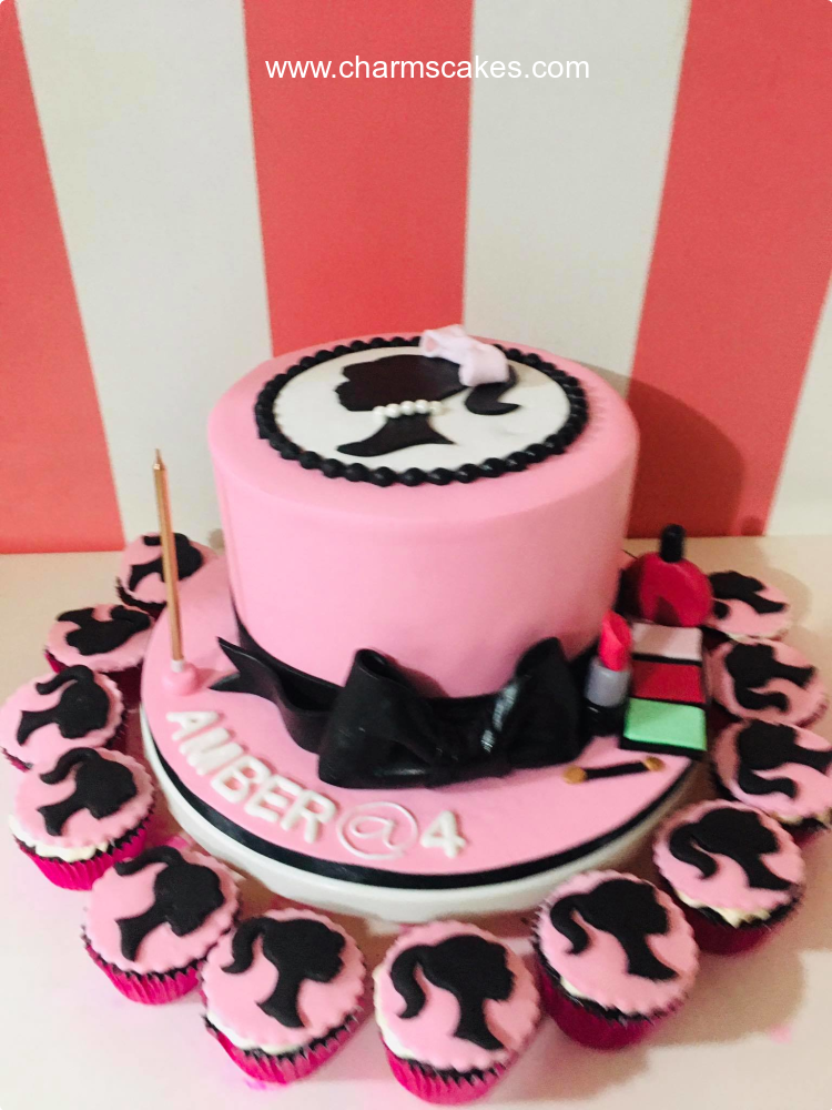 Amber Barbie Custom Cake