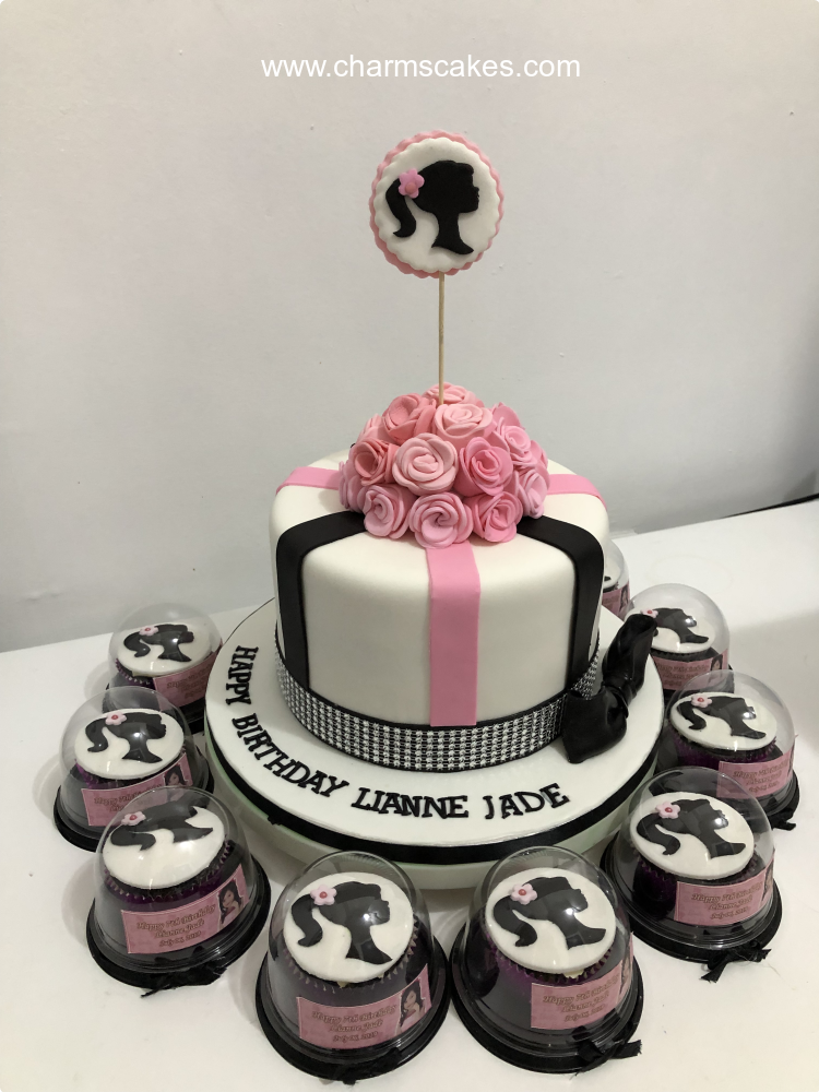 Order Pink Barbie Doll Theme Cake online | free delivery in 3 hours -  Flowera