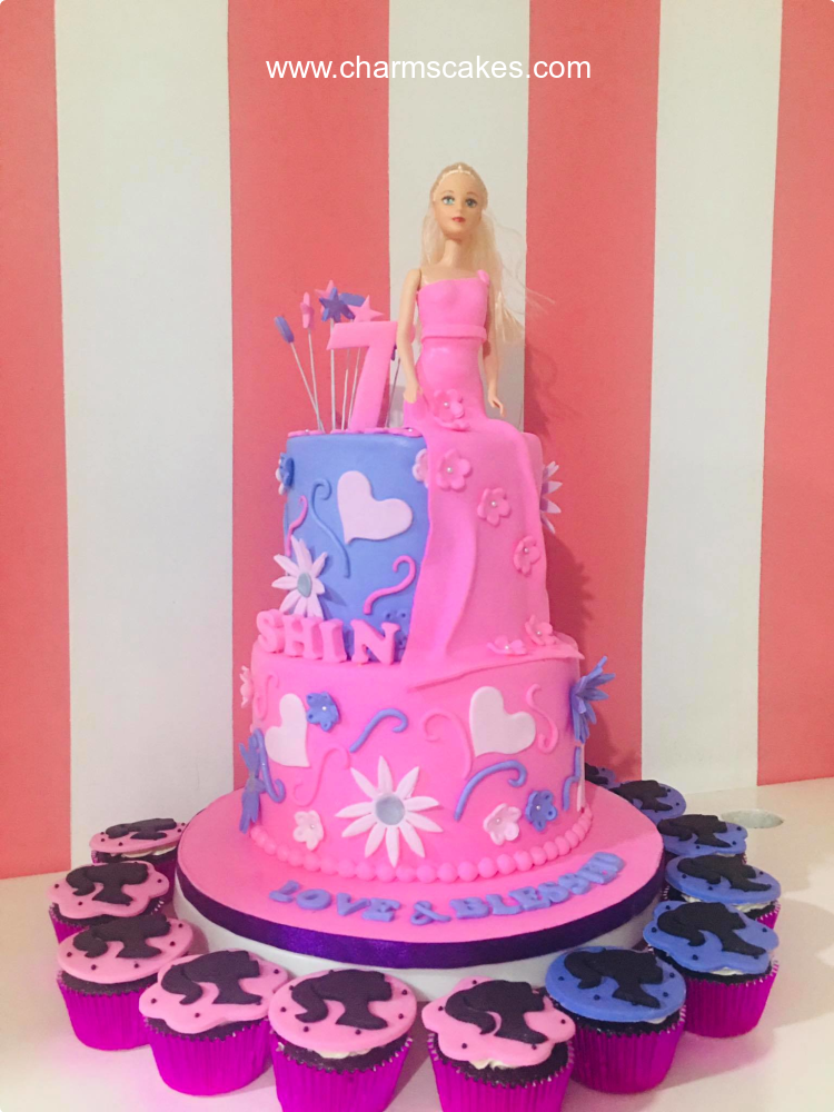 Shin Barbie Custom Cake