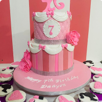 Pink Barbie Birthday Cake Half Kg malaysia | Gift Pink Barbie Birthday Cake  Half Kg- FNP