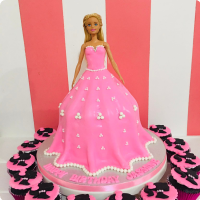 Jasmine Barbie Custom Cake
