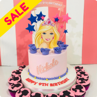 Barbie Theme Cake - order online cake in coimbatore - Friend In knead