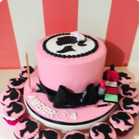 Amber Barbie Custom Cake