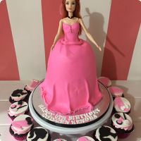 Kendra's Barbie Custom Cake