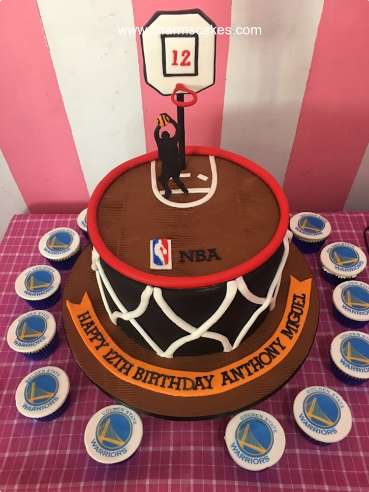 Dunk It! Basket Ball Custom Cake