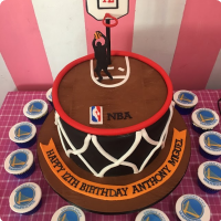 Dunk It! Basket Ball Custom Cake