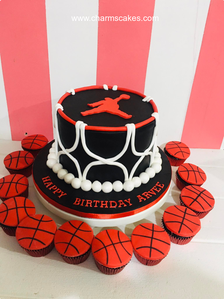 Arvee Basket Ball Custom Cake