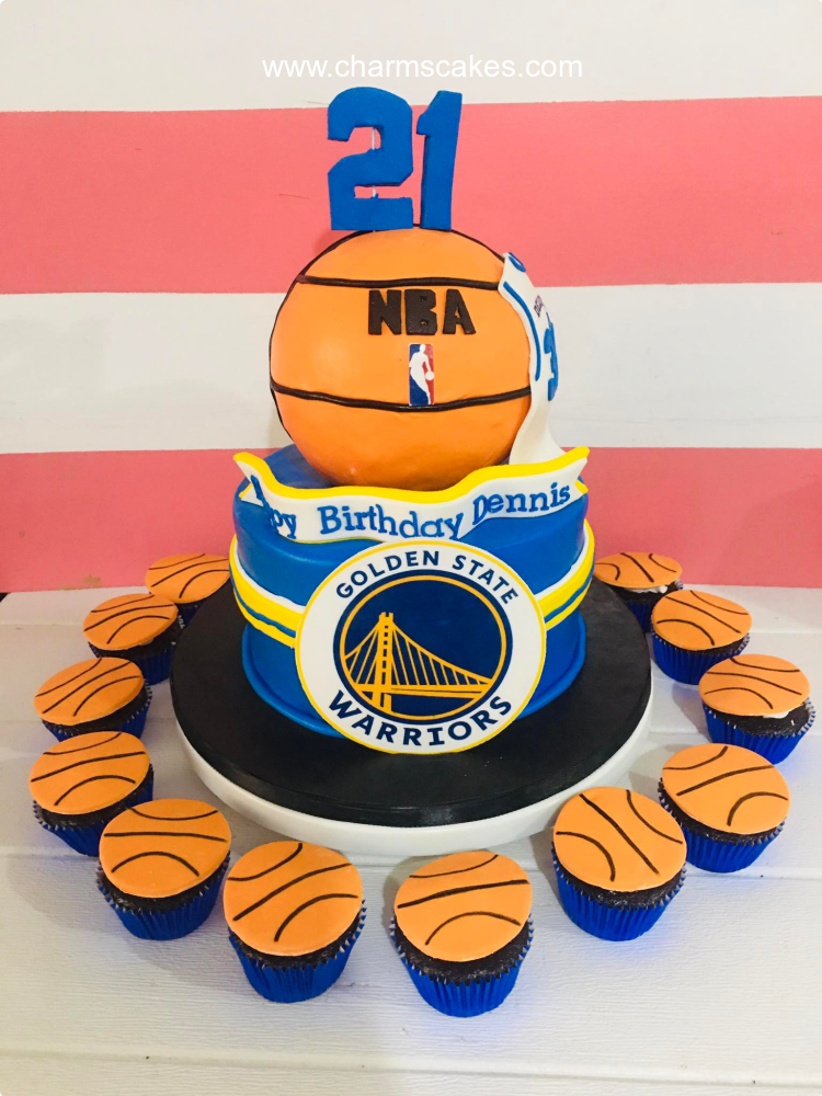 Dennis Basket Ball Cake, A Customize Basket Ball cake