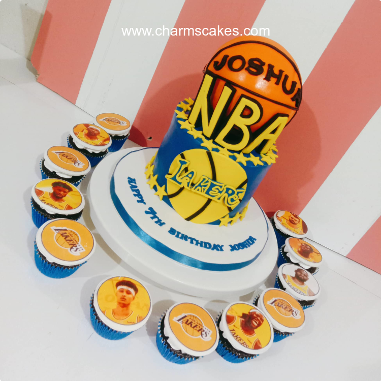 Josh NBA Basket Ball Custom Cake