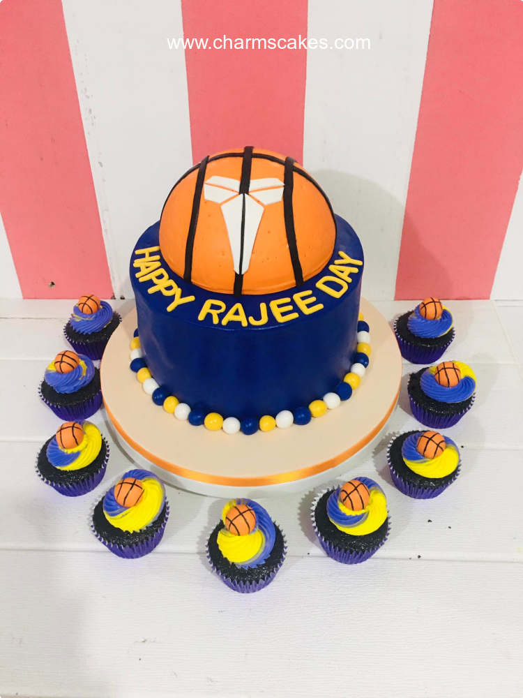 Rajee's Basket Ball Custom Cake