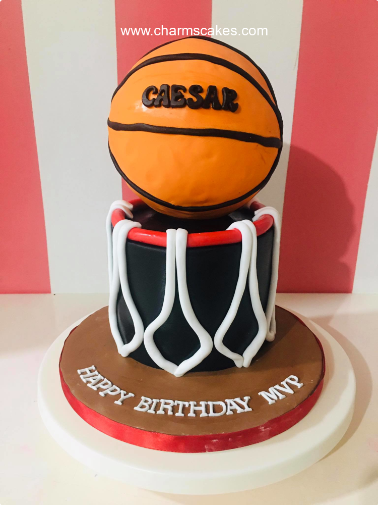 Caesar's Basket Ball Custom Cake