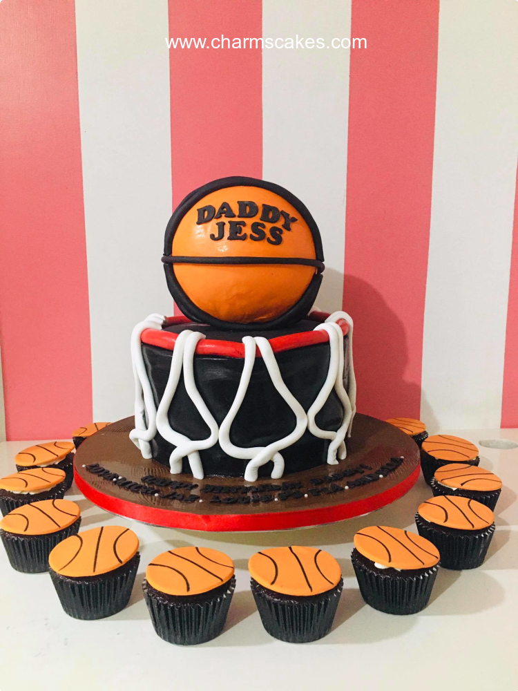 Jess Basket Ball Custom Cake
