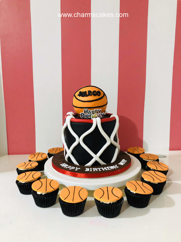 Marco's Basket Ball Custom Cake