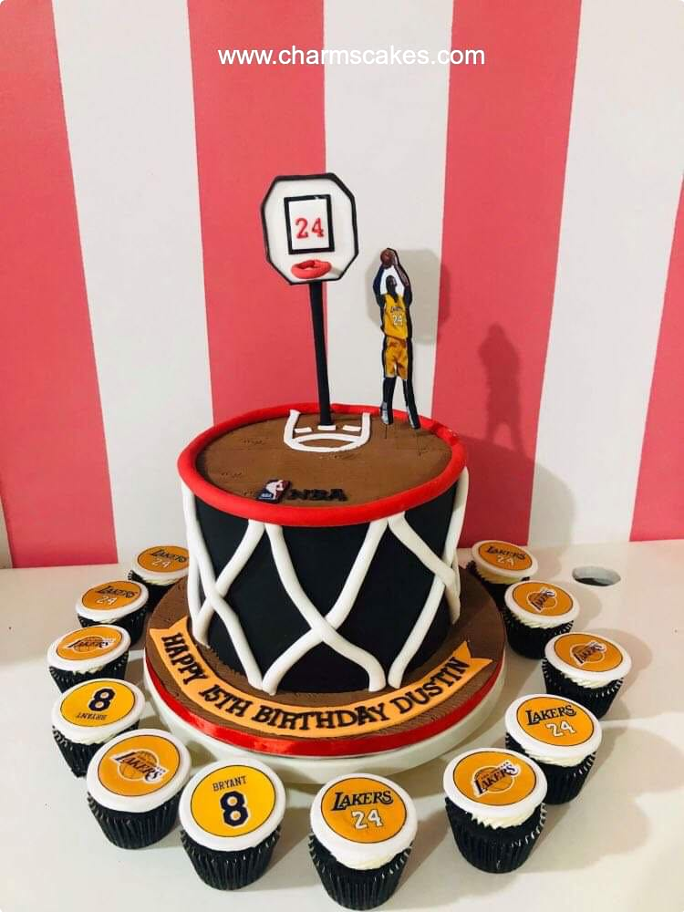 Kobe D Basket Ball Custom Cake