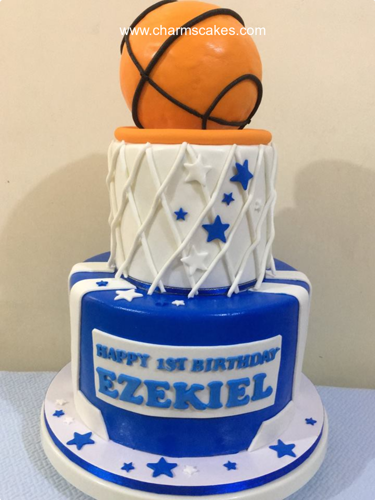 Ezekiel Basket Ball Custom Cake