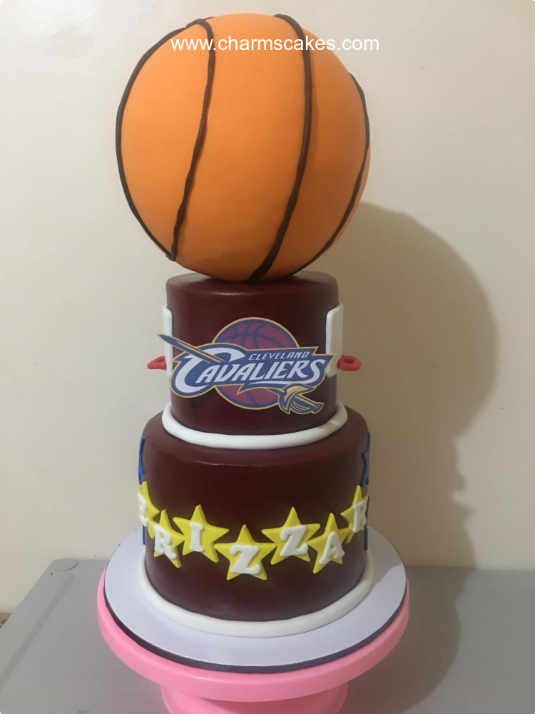 Yes Cavaliers Basket Ball Custom Cake