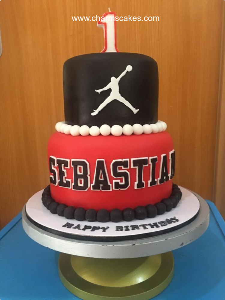 Sebastian Basket Ball Cake, A Customize Basket Ball cake