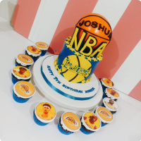 Josh NBA Basket Ball Custom Cake