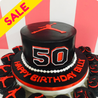 Billy @ 50th Basket Ball Custom Cake