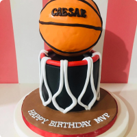 Caesar's Basket Ball Custom Cake