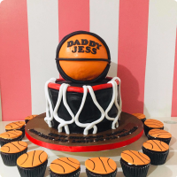 Jess Basket Ball Custom Cake