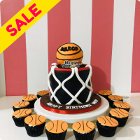 Marco's Basket Ball Custom Cake