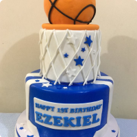 Ezekiel Basket Ball Custom Cake