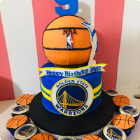 Javi Basket Ball Custom Cake