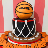 Jelome Basket Ball Custom Cake