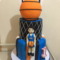 Caeden Basket Ball Custom Cake