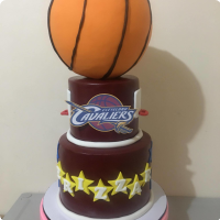 Yes Cavaliers Basket Ball Custom Cake