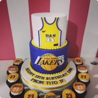 Mr. Dan Basket Ball Custom Cake