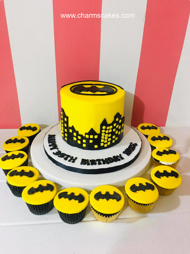 Batman Theme Birthday Cake - The Cake Mixer | The Cake Mixer