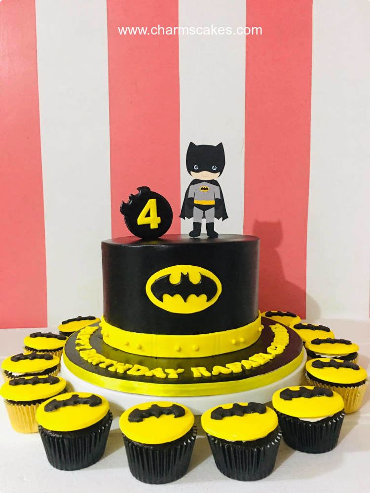 Batman Yellow Cake at Rs 3000/kilogram | थीम केक in Gurugram | ID:  17465537373