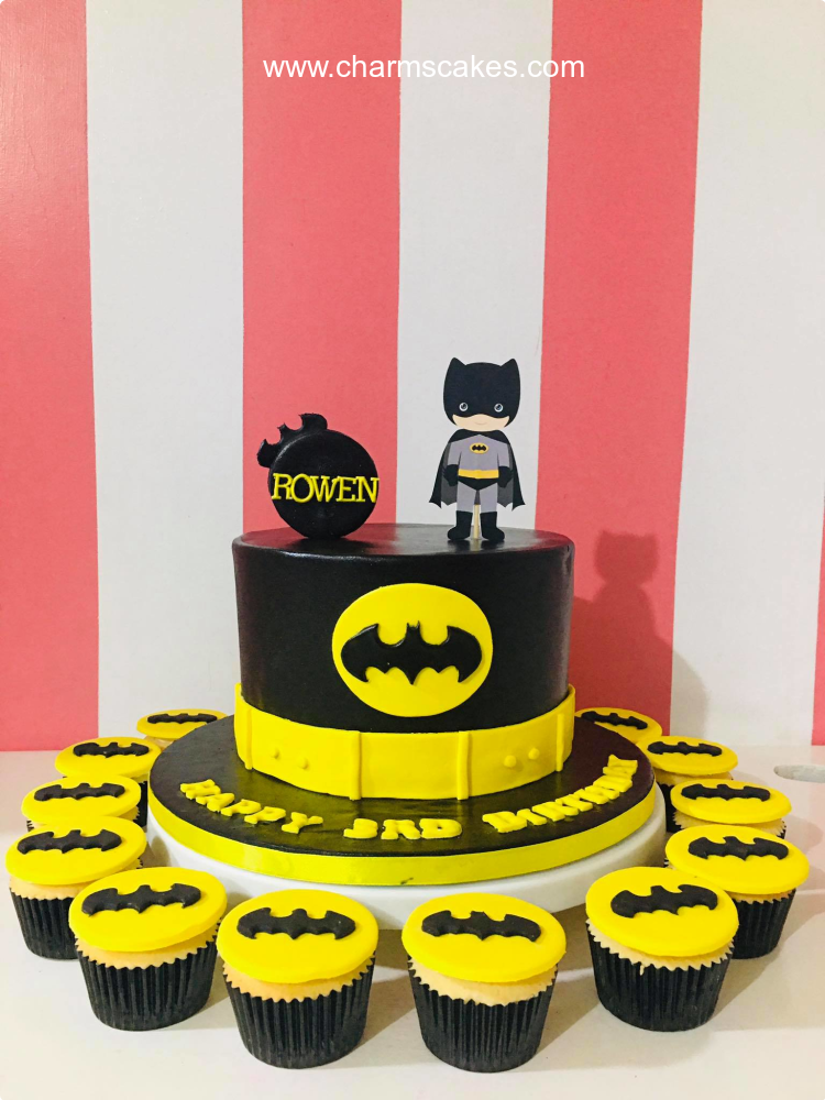 Rowen Batman Cake, A Customize Batman cake